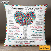 Personalized Husband Wife Couple Love Tree Pillow JN167 30O28 thumb 1