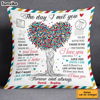 Personalized Husband Wife Couple Love Tree Pillow JN167 30O28 thumb 1