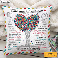 Personalized Husband Wife Couple Love Tree Pillow JN167 30O28 thumb 1