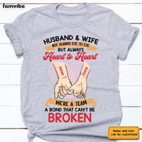 Personalized Couple Husband Wife T Shirt JN156 85O28 thumb 1