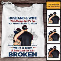 Personalized Couple Husband Wife T Shirt JN153 85O47 thumb 1
