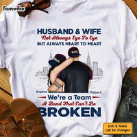 Personalized Couple Husband Wife T Shirt JN153 85O47 thumb 1