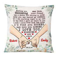 Personalized Couple We're A Team Pillow JN182 58O53 thumb 1