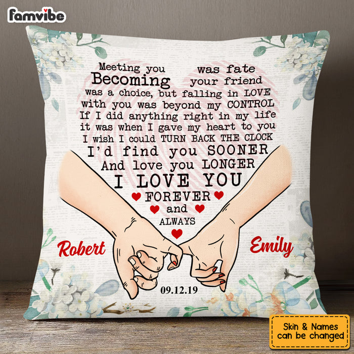 Personalized Couple We're A Team Pillow JN182 58O53 1