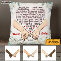 Personalized Couple We're A Team Pillow JN182 58O53 thumb 1