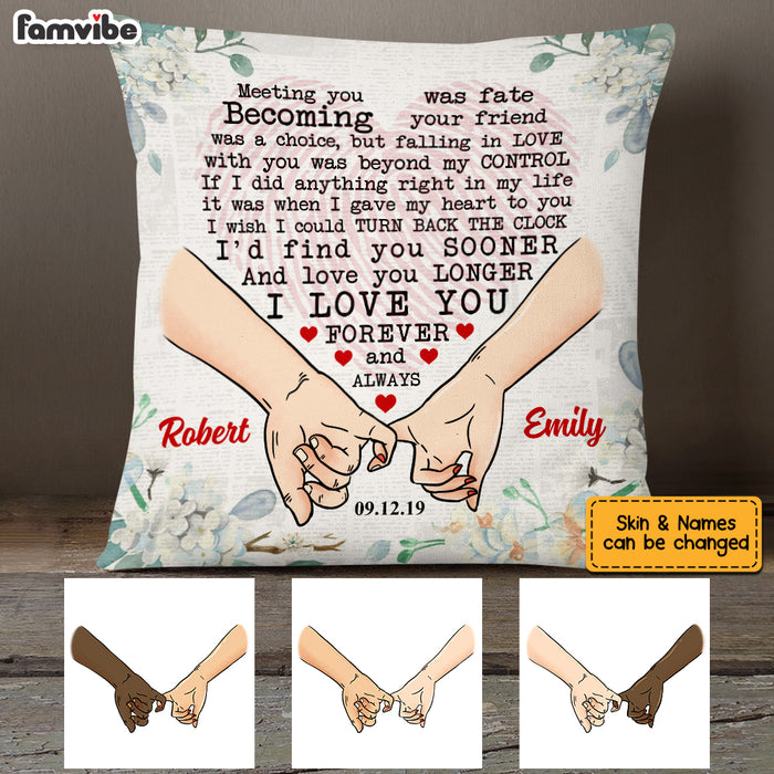 Personalized Couple We're A Team Pillow JN182 58O53 1