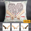 Personalized Couple We're A Team Pillow JN182 58O53 1