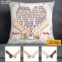 Personalized Couple We're A Team Pillow JN182 58O53 thumb 1