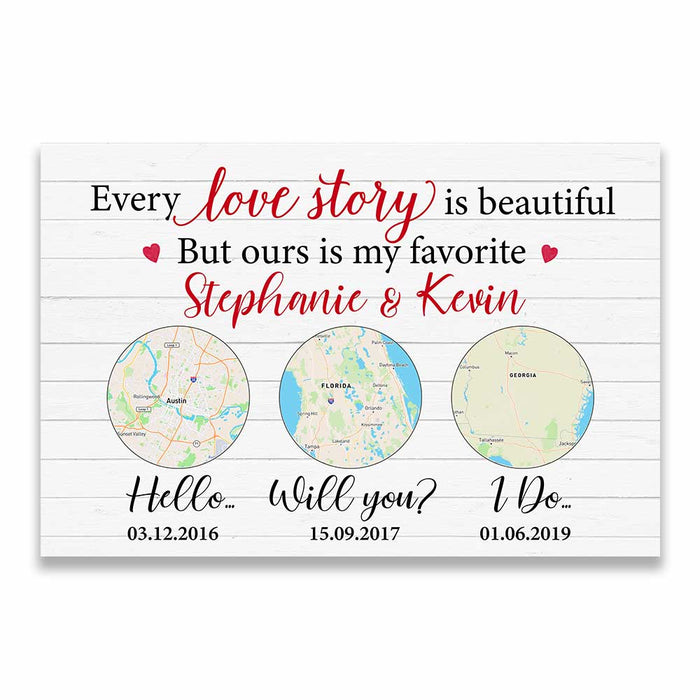 Personalized Couple Our Story Poster JN183 23O34 1