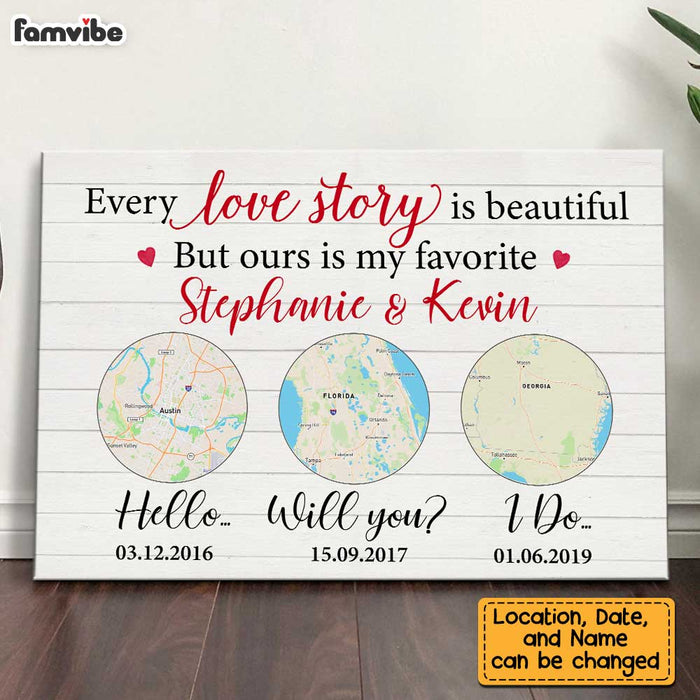 Personalized Couple Our Story Poster JN183 23O34 1