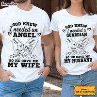 Personalized Couple God Knew I Needed T Shirt Couple T Shirt JN181 58O28 thumb 1