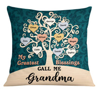 Personalized Grandma Greatest Blessings Pillow JN174 32O28 thumb 1