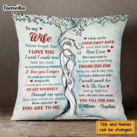 Personalized Husband Wife Couple Love Tree Pillow JN161 30O47 thumb 1