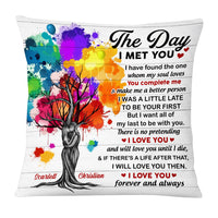 Personalized Husband Wife Couple Love Tree Pillow JN162 30O53 thumb 1