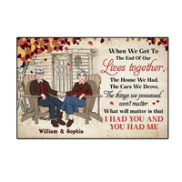 Personalized Husband Wife Couple Love Tree Poster JN163 30O28 thumb 1