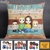 Personalized Family This Is Us  Our Life Our Story Our Home Pillow JN175 58O31 thumb 1
