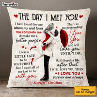 Personalized Husband Wife Couple Pillow JN171 30O53 thumb 1