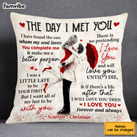 Personalized Husband Wife Couple Pillow JN171 30O53 thumb 1