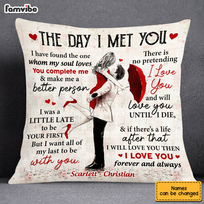 Personalized Husband Wife Couple Pillow JN171 30O53 1