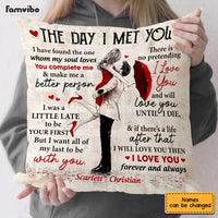 Personalized Husband Wife Couple Pillow JN171 30O53 thumb 1