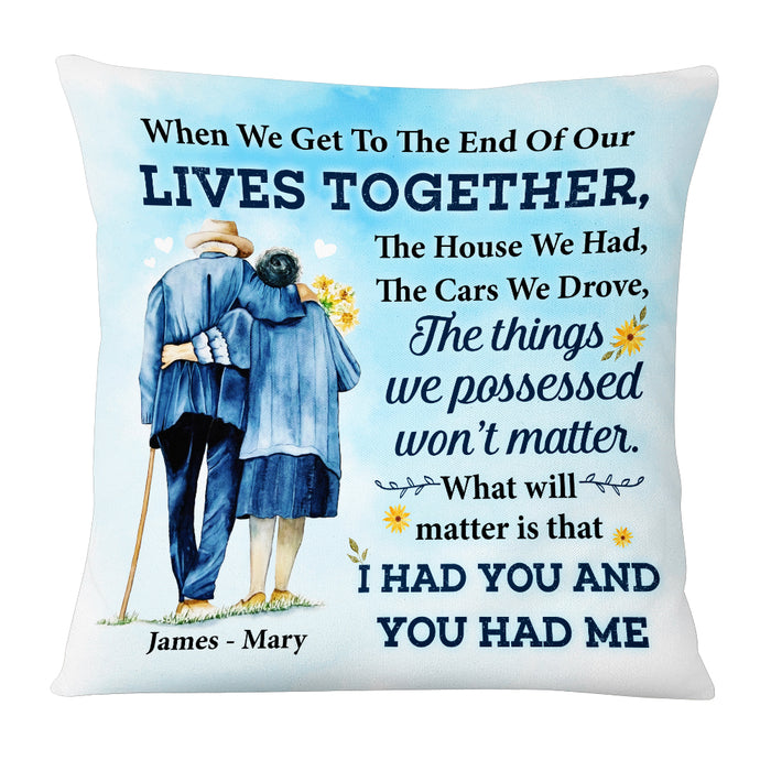 Personalized Old Couple Pillow JN182 23O53 1