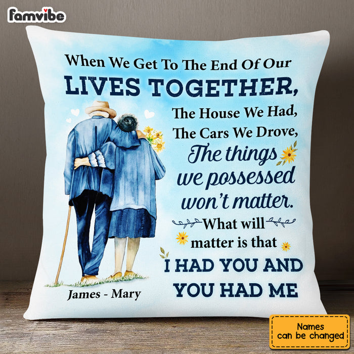 Personalized Old Couple Pillow JN182 23O53 1
