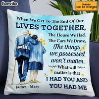 Personalized Old Couple Pillow JN182 23O53 thumb 1