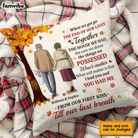 Personalized Old Couple Anniversary Pillow JN181 23O47 thumb 1