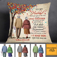 Personalized Husband Love Tree Pillow JN202 30O34 thumb 1