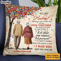 Personalized Husband Love Tree Pillow JN202 30O34 thumb 1