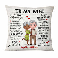 Personalized Wife I Didn't Marry You Pillow JN204 32O47 thumb 1