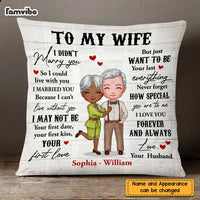 Personalized Wife I Didn't Marry You Pillow JN204 32O47 thumb 1