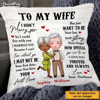 Personalized Wife I Didn't Marry You Pillow JN204 32O47 thumb 1