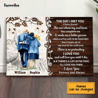 Personalized Couple The Day I Met You Poster JN222 32O47 thumb 1