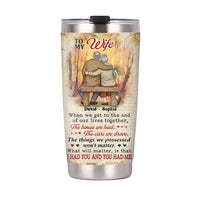 Personalized Couple Steel Tumbler JN213 85O28 thumb 1