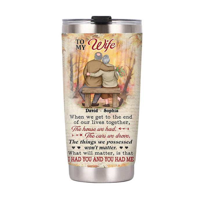 Personalized Couple Steel Tumbler JN213 85O28 1