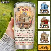 Personalized Couple Steel Tumbler JN213 85O28 thumb 1