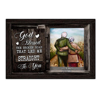 Personalized Couple Broken Road Poster JN213 30O28 thumb 1