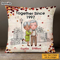 Personalized Couple Together Since Pillow JN223 23O47 thumb 1