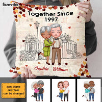 Personalized Couple Together Since Pillow JN223 23O47 thumb 1