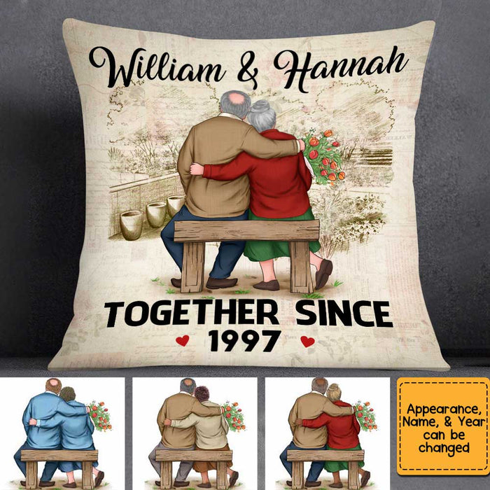 Personalized Couple Together Since Pillow JN222 23O34 1