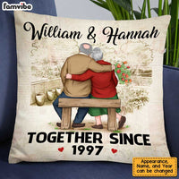 Personalized Couple Together Since Pillow JN222 23O34 thumb 1