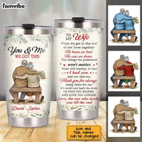 Personalized To My Wife We Got This Steel Tumbler JN222 30O28 thumb 1