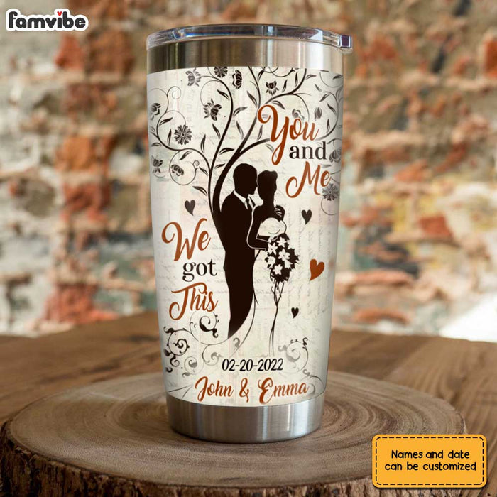 Personalized Couple Steel The Day I Met You Tumbler Steel Tumbler JN221 32O31 1