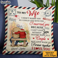 Personalized To My Wife Letter Pillow JN226 23O28 thumb 1