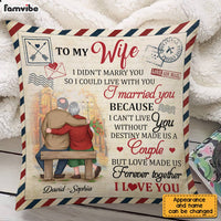 Personalized To My Wife Letter Pillow JN226 23O28 thumb 1