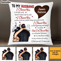 Personalized To My Husband I Choose You Pillow JN223 30O34 thumb 1