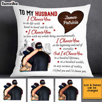 Personalized To My Husband I Choose You Pillow JN223 30O34 thumb 1
