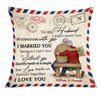 Personalized To My Husband Letter Pillow JN225 23O34 1
