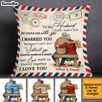 Personalized To My Husband Letter Pillow JN225 23O34 thumb 1